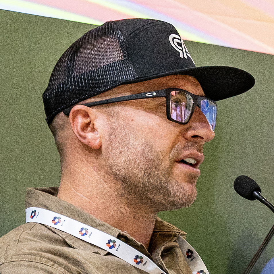 Caleb Wilkins is the CEO of the agricultural startup Renaissance Ag. Courtesy Renaissance Ag. His goal is to produce more food in less space by using vertical farming techniques.